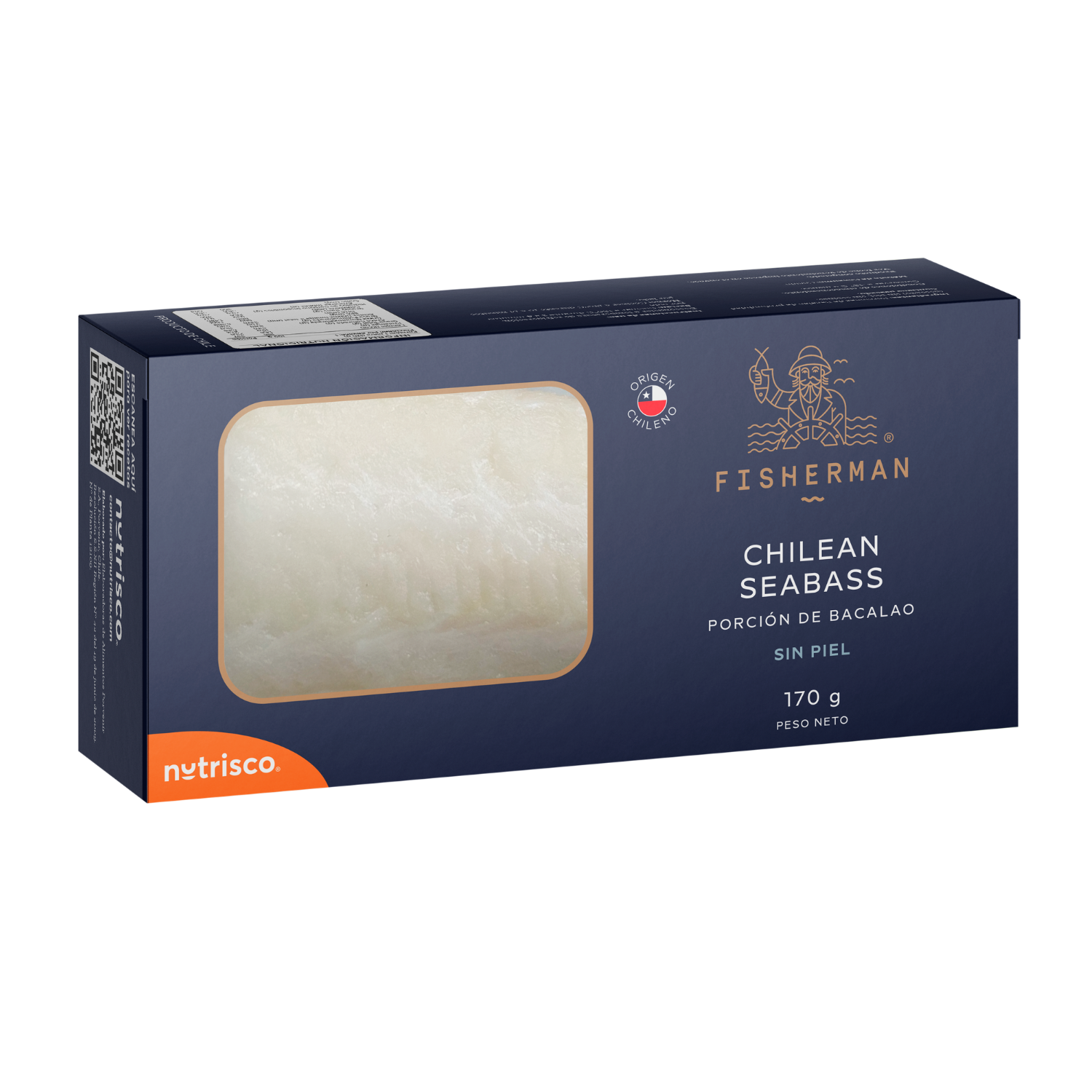 Bacalao Congelado sin Piel 170g